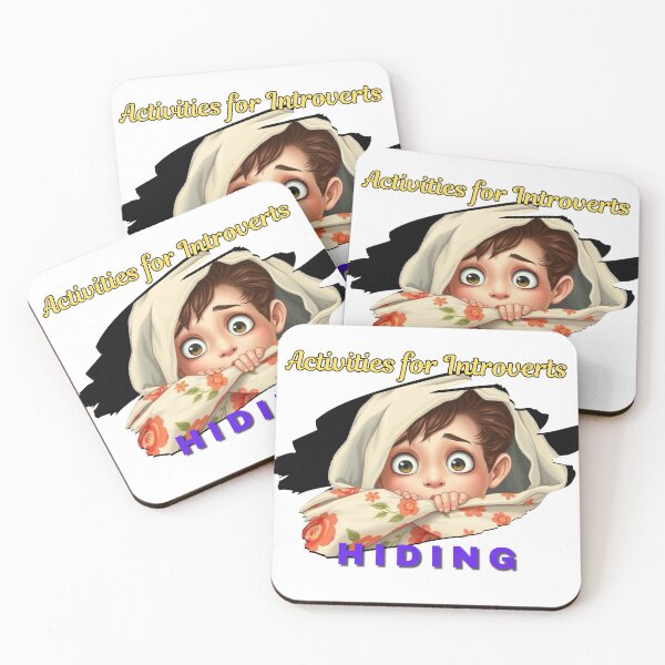 Item preview, Activities for Introverts: Hiding – Funny Social Anxiety & Cozy Blanket Meme designed and sold by NSB-Design.