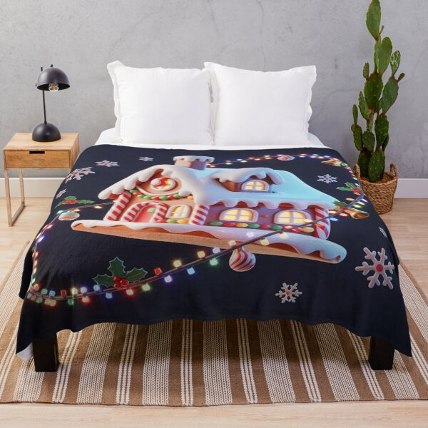 Item preview, Magical Floating Gingerbread House – Whimsical Christmas 3D Cartoon Art designed and sold by RBToper.