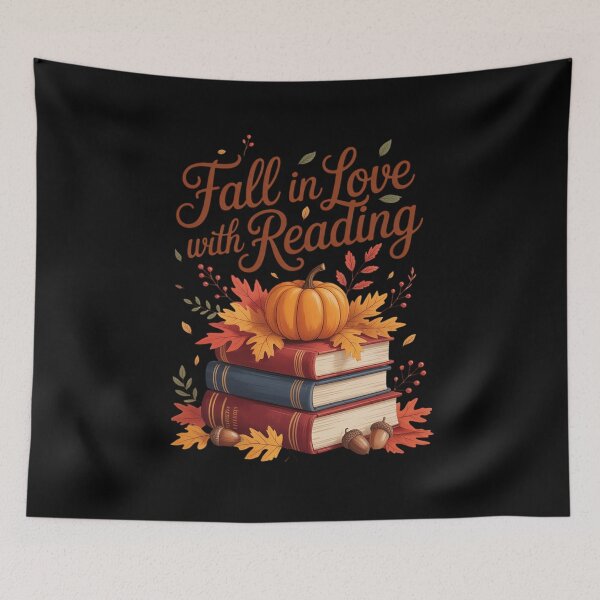 Item preview, Fall in Love with Reading Book Autumn Teachers designed and sold by BubblePancake.