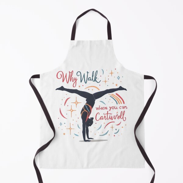 Item preview, Why Walk When You Can Cartwheel Gymnastics Quote | Motivational Gymnast Design designed and sold by SoftyDesigns.