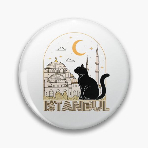 Item preview, Sultanahmet Cat - Istanbul Cat Sticker  designed and sold by asliberry.