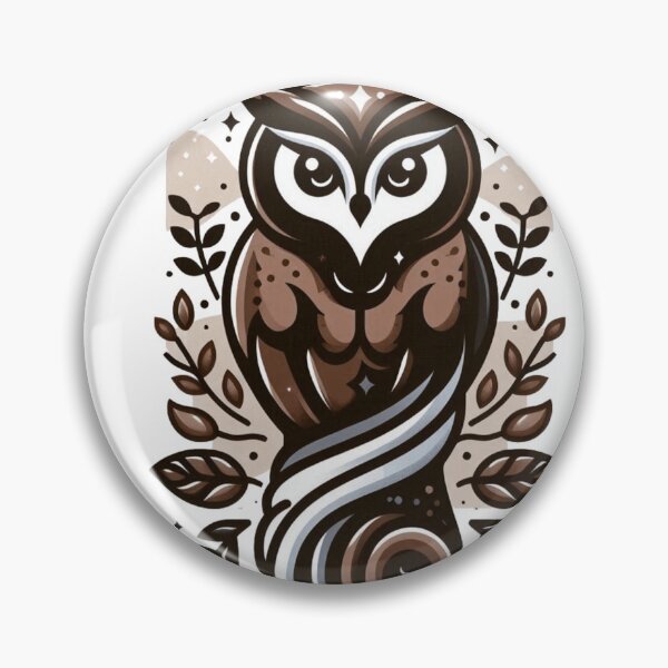 Item preview, Mystic Boho Owl Illustration in Browns designed and sold by BigBlueArt.