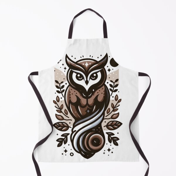 Item preview, Mystic Boho Owl Illustration in Browns designed and sold by BigBlueArt.