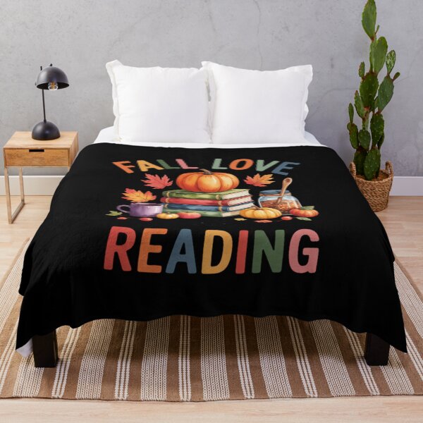 Item preview, Fall in Love with Reading Cozy Autumn Vibes Book Lovers designed and sold by BubblePancake.