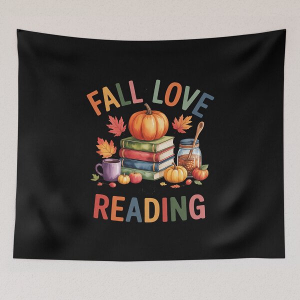 Item preview, Fall in Love with Reading Cozy Autumn Vibes Book Lovers designed and sold by BubblePancake.