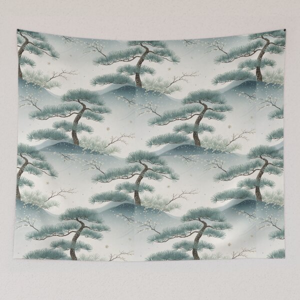 Item preview, Japanese Pine Tree Pattern designed and sold by Tamas Das.