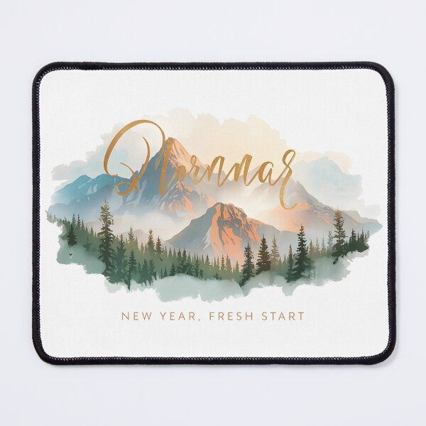 Item preview, mountain forest landscape, mountain lake, forest and mountains in background designed and sold by PWDigitalArt.