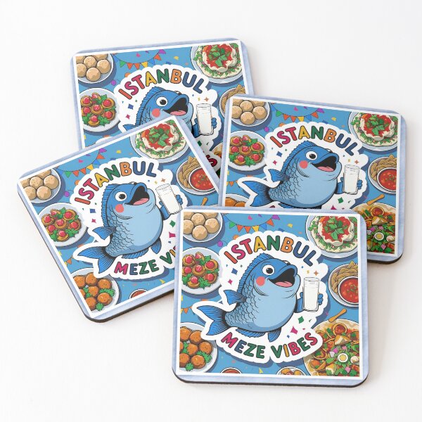 Item preview, Istanbul Meze Vibes - Turkish Food & Raki Fish Fun designed and sold by asliberry.