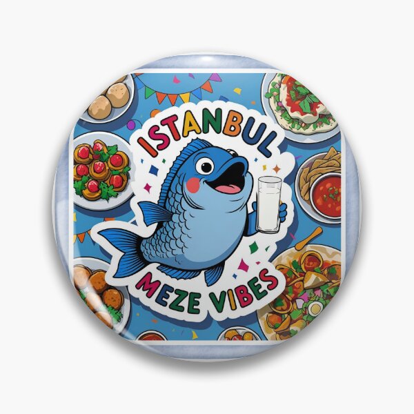 Item preview, Istanbul Meze Vibes - Turkish Food & Raki Fish Fun designed and sold by asliberry.