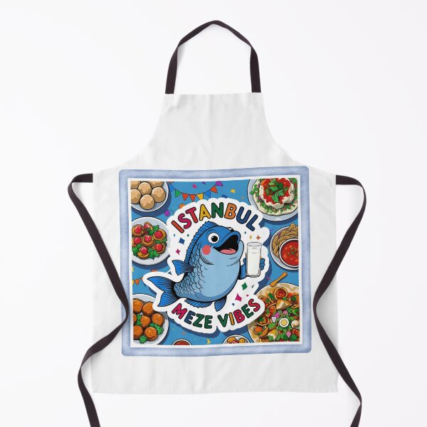 Item preview, Istanbul Meze Vibes - Turkish Food & Raki Fish Fun designed and sold by asliberry.