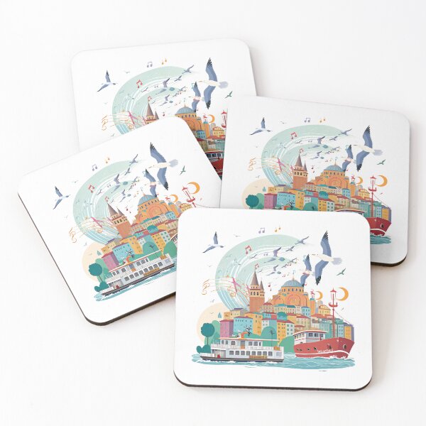 Item preview, Heartbeat of Istanbul - Iconic Cityscape Design   designed and sold by asliberry.