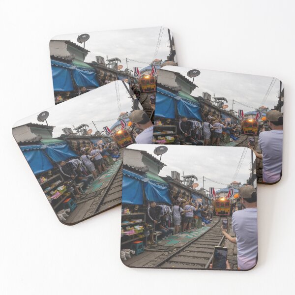 Item preview, Mae klong train market designed and sold by pietrofoto.