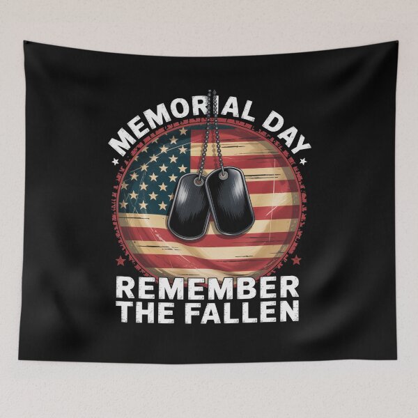 Item preview, Remember The Fallen Veteran Happy Memorial Day designed and sold by DianaStantzo.