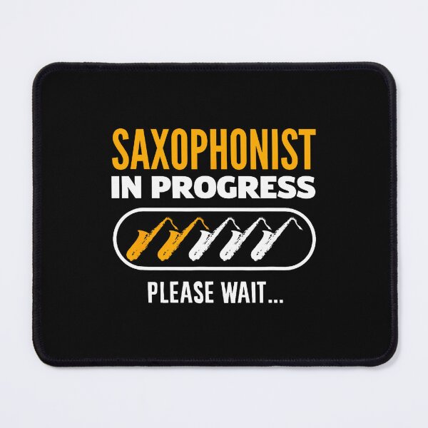 Item preview, Jazz Saxophone Funny Saxophonist In Progress designed and sold by AlyceLynne.