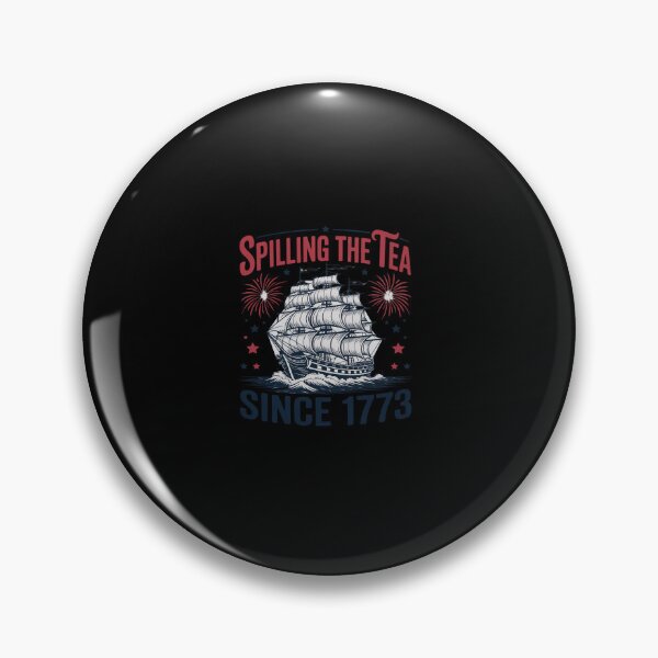 Item preview, Spilling The Tea Since 1773 designed and sold by RayhendersonArt.