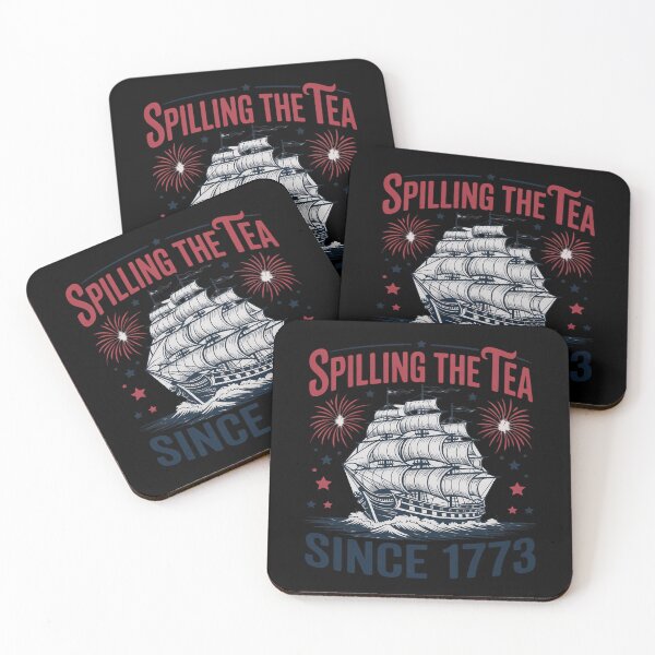Item preview, Spilling The Tea Since 1773 designed and sold by RayhendersonArt.