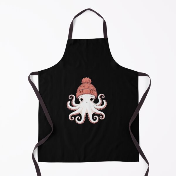 Item preview, Octopus Wearing Beanie Retro designed and sold by khorbiasieno.