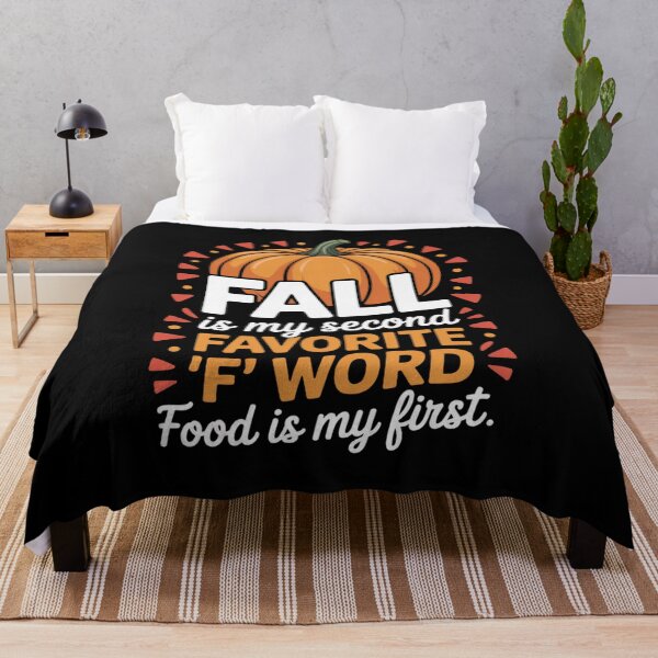 Item preview, Fall Is My Second Favorite F Word Food Is My First - Fun Say designed and sold by BubblePancake.