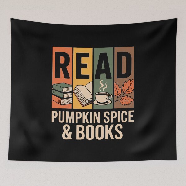 Item preview, Fall Pumpkin Spice Latte Book Lover Cozy Autumn Reading designed and sold by BubblePancake.