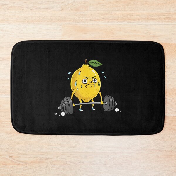 Item preview, Funny Lemon Humor Fruit Gym Weightlifting Design designed and sold by DawnPatricia.