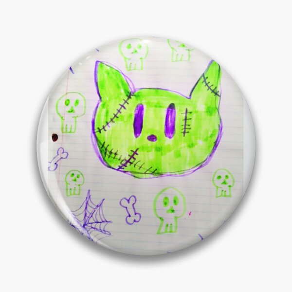 Item preview, Zombie Pet with skulls and bones and spider webs  designed and sold by roselily1111.