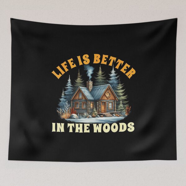 Item preview, Cabin Life Logged Out Cabin Crew Life Is Better In The Woods designed and sold by PatriciaKelsey.