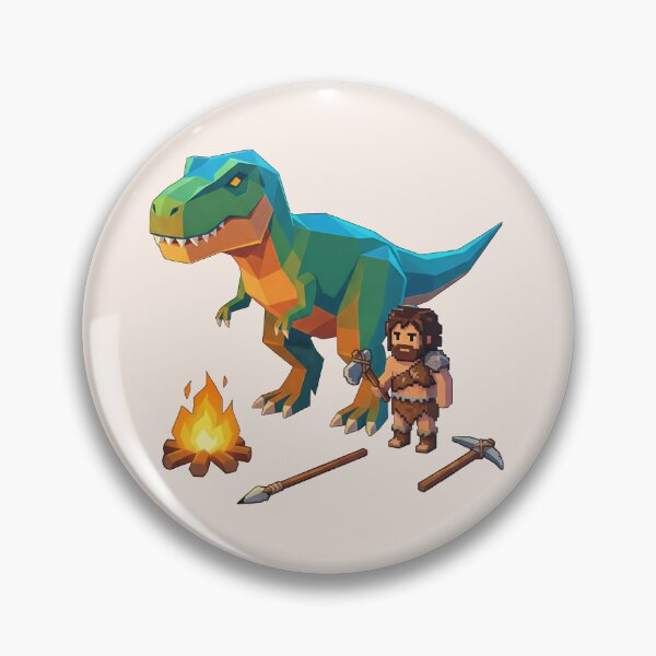 Item preview, Low-Poly Dinosaur Ark Survival Design – Stylized Game Art designed and sold by bennasener.