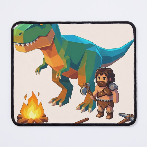 Item preview, Low-Poly Dinosaur Ark Survival Design – Stylized Game Art designed and sold by bennasener.