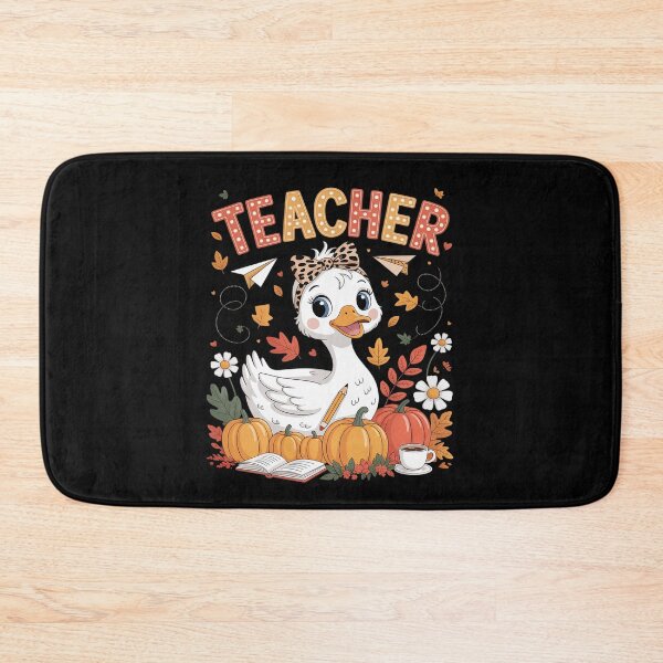 Item preview, Fall Teacher Goose Leopard Bow Coquette Autumn Pumpkin designed and sold by BubblePancake.