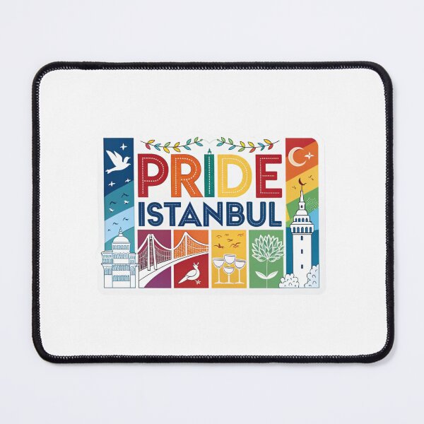 Item preview, Pride Istanbul - Colorful Cityscape Celebration Design designed and sold by asliberry.