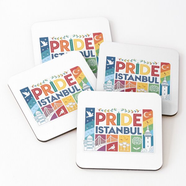 Item preview, Pride Istanbul - Colorful Cityscape Celebration Design  designed and sold by asliberry.
