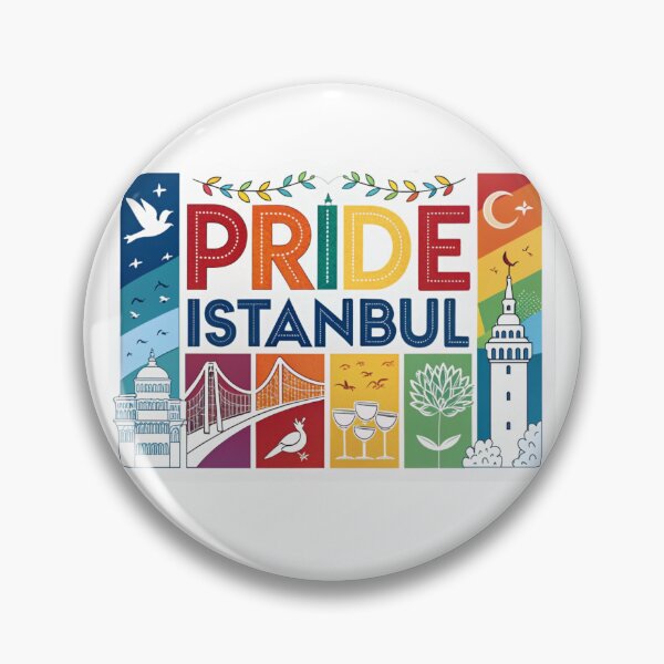 Item preview, Pride Istanbul - Colorful Cityscape Celebration Design  designed and sold by asliberry.