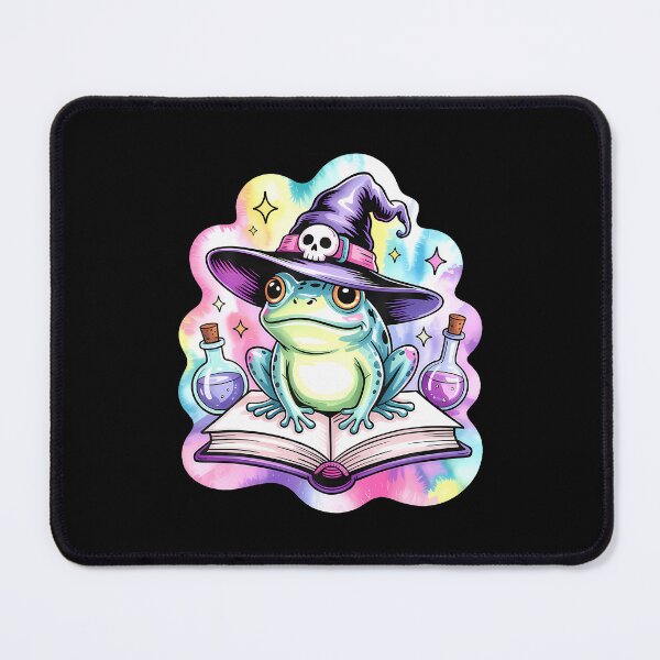 Item preview, Witchy Frog With Hat And Potion Bottles designed and sold by DawnPatricia.