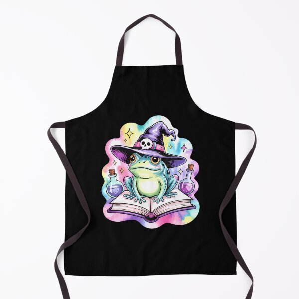 Item preview, Witchy Frog With Hat And Potion Bottles designed and sold by DawnPatricia.