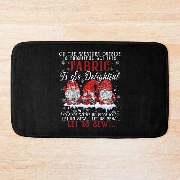 Item preview, Let Us Sew Three Gnomes Sewing Quilting Christmas Tee designed and sold by PatriciaKelsey.