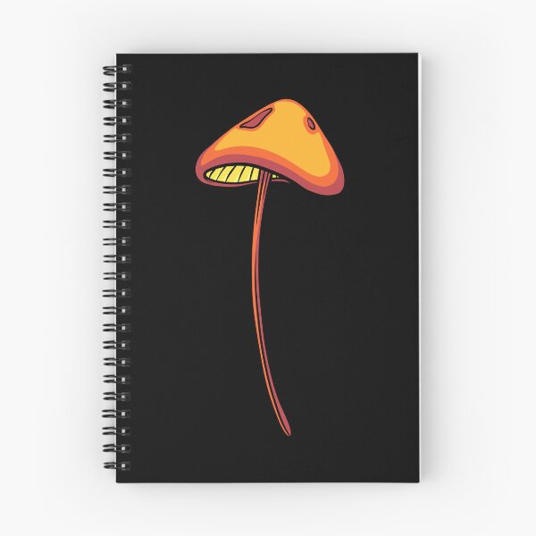 Item preview, Psychedelic Neon Orange Magic Mushroom designed and sold by ariverrr.