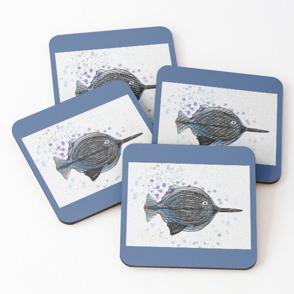 Item preview, abstract fish   designed and sold by NB-Artmagic.