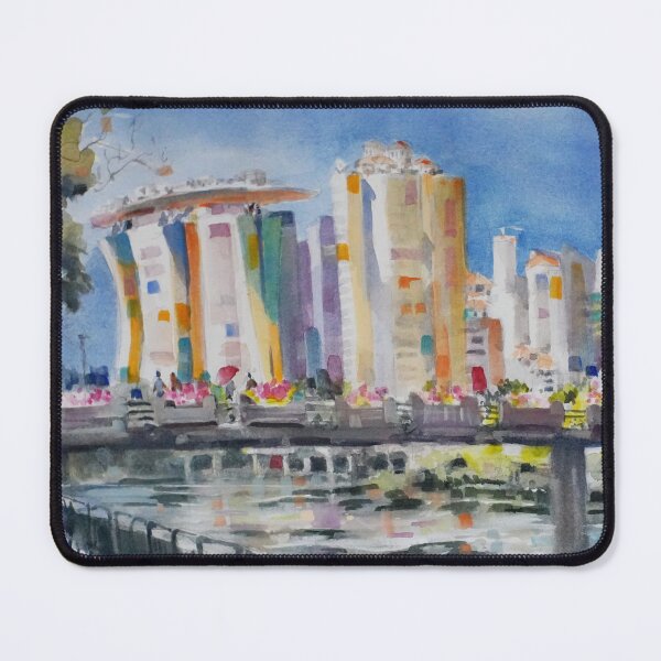 Item preview, Tanjong Rhu, MBS skyline designed and sold by Almondtree.