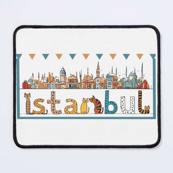 Item preview, Whiskers & Wonders: Cat-Filled Istanbul with Iconic Monuments designed and sold by asliberry.
