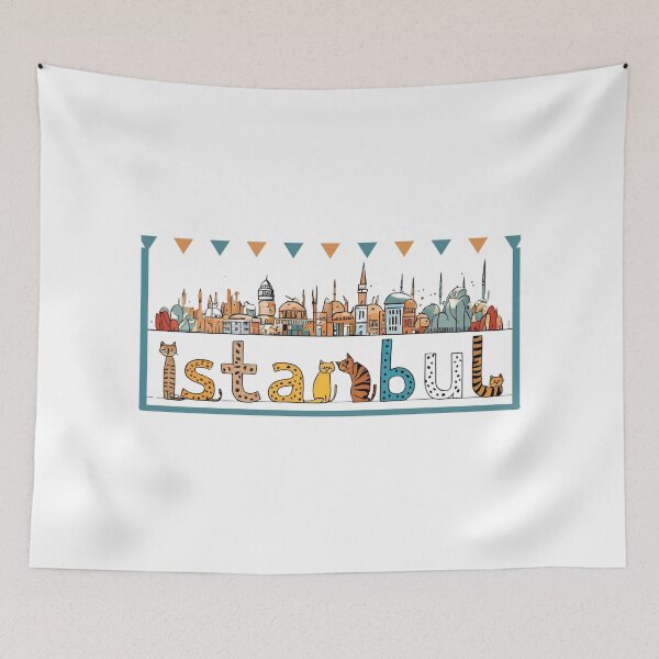 Item preview, Whiskers & Wonders: Cat-Filled Istanbul with Iconic Monuments designed and sold by asliberry.