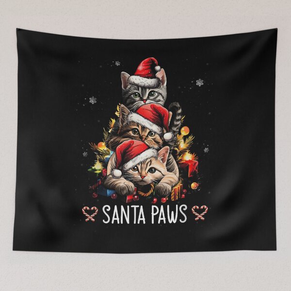 Item preview, Santa Paws & Claw - Christmas Cat designed and sold by Camvintat93.