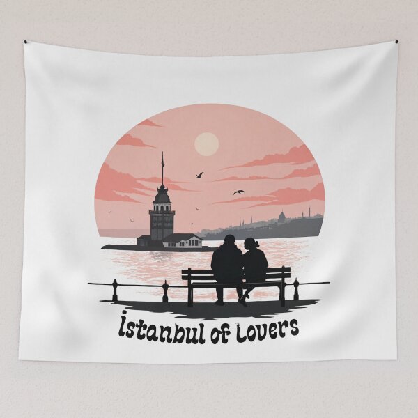 Item preview, Istanbul of Lovers - Romantic Maidens Tower Sunset   designed and sold by asliberry.