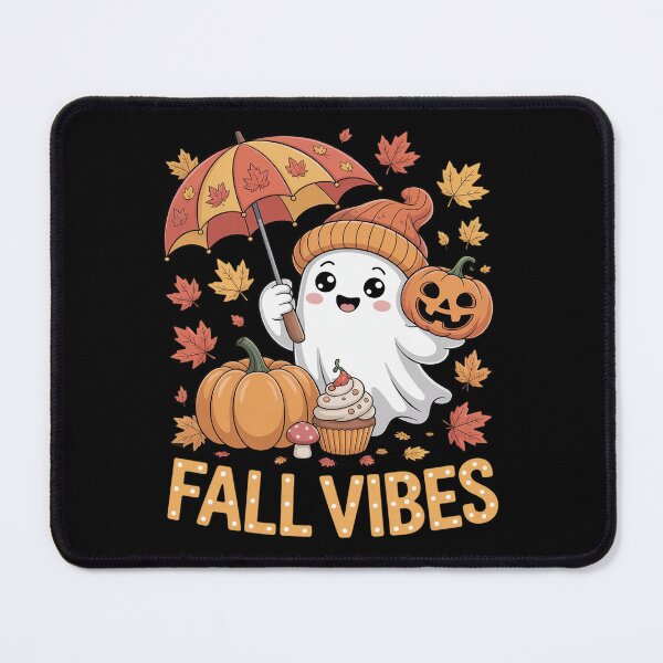 Item preview, Fall Vibes Pumpkin Cute Ghost Autumn Fall Lover designed and sold by BubblePancake.