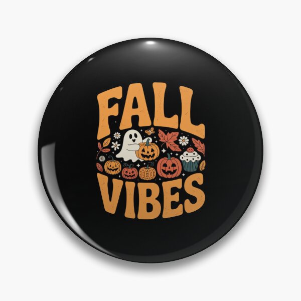 Item preview, Fall Vibes Pumpkin Spice Ghost Fall Leaves Thanksgiving designed and sold by BubblePancake.