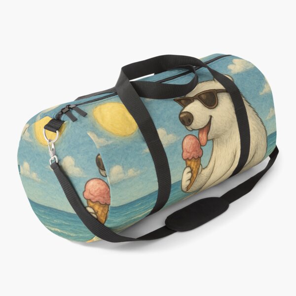 Item preview, Summer holidays at the beach, little polar bear designed and sold by Mauswohn.