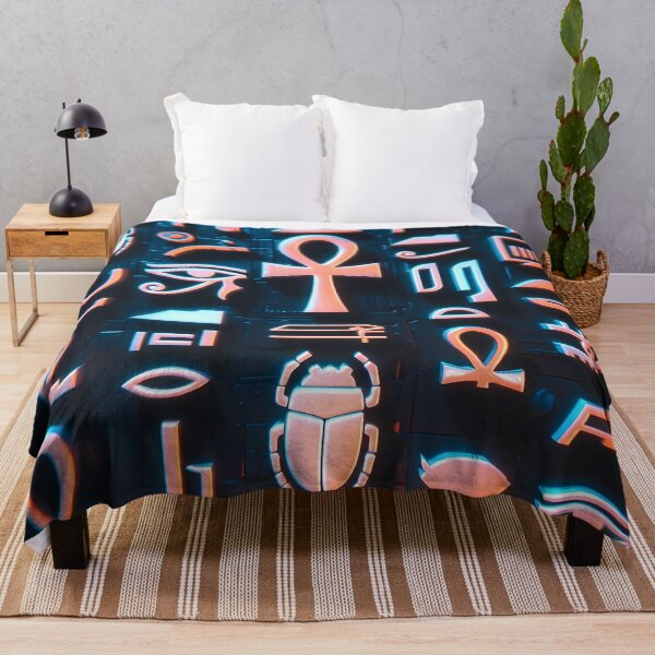 Item preview, Neon Light Symbols, Cyberpunk Egyptian Hieroglyphics, symmetrical textures (image size 8320x12480) designed and sold by Digital-Davinci.