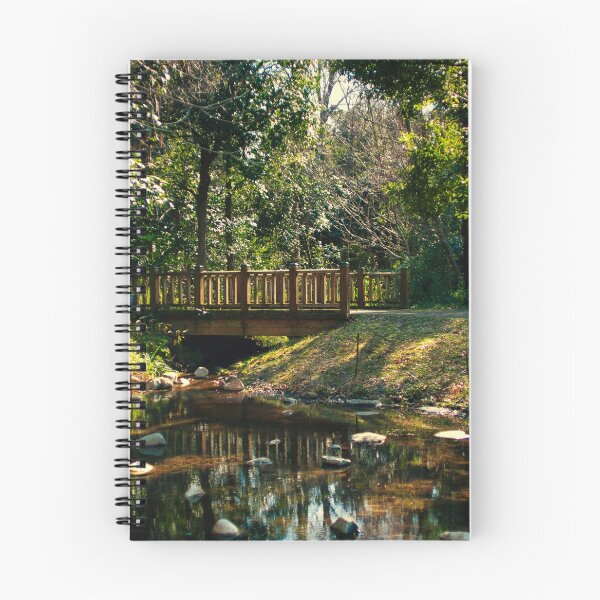 Item preview, Peaceful Forest Bridge over Stream designed and sold by Ataqhin.
