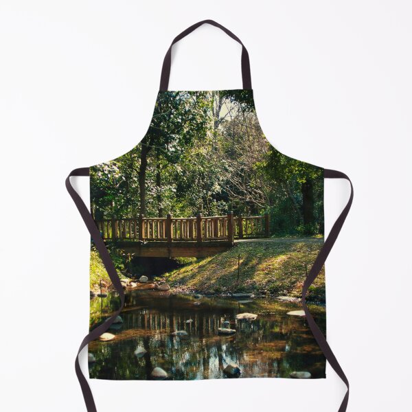 Item preview, Peaceful Forest Bridge over Stream designed and sold by Ataqhin.