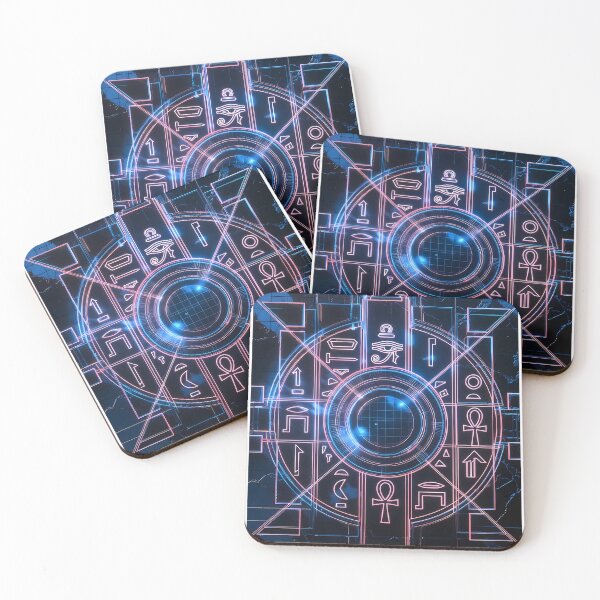 Item preview, Neon Light Symbols, Cyberpunk Egyptian Hieroglyphics, symmetrical textures (image size 8320x12480) designed and sold by Digital-Davinci.