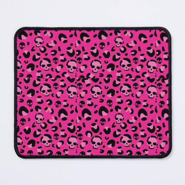 Item preview, Y2K Pink Leopard Skulls – Scene Punk Pattern designed and sold by bunnyreeaa.